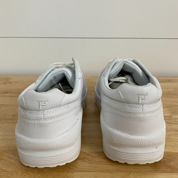 Propet Sanford White Leather Walking Sneakers, Men's Size 11(5E) Extra Wide - Picture 9 of 13